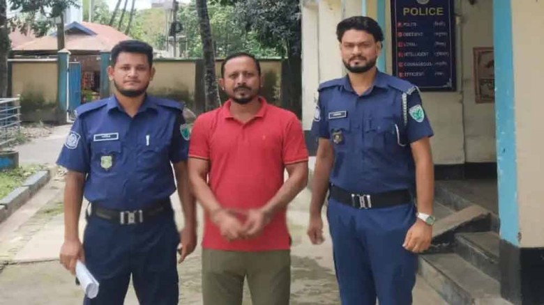 শাল্লায় যুবলীগ নেতা অরিন্দম চৌধুরী গ্রেপ্তার