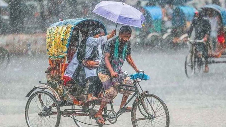 ঢাকায় দুপুরের মধ্যে বজ্রসহ বৃষ্টির পূর্বাভাস