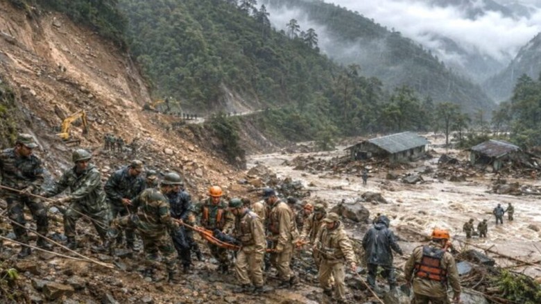 অরুণাচলে আকস্মিক বন্যায় ৫ সেনাসদস্য নিখোঁজ